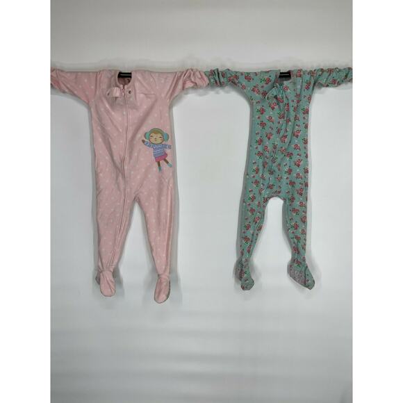 Carter’s Bundle Lot of 2 One-Piece Sleepers 24 M - Picture 1 of 7